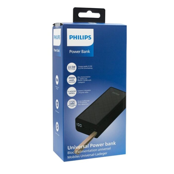 PowerBank - Bateria PHILIPS 30K MAH 22.5 FAST USB-C - Imagen 2