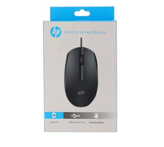 Mouse Alambrico HP M10 BK, Color Negro - Imagen 3