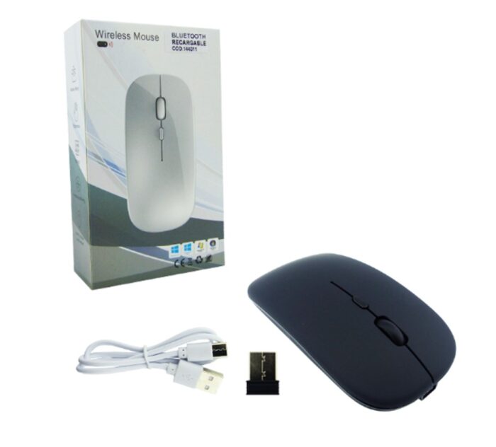 Mouse Inalambrico Bluetooth Recargable Plano - Imagen 4