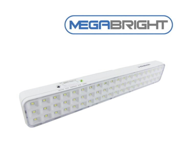 Lampara de Emergencia Marca MEGABRIGTH de 60 LED Modelo BAR60