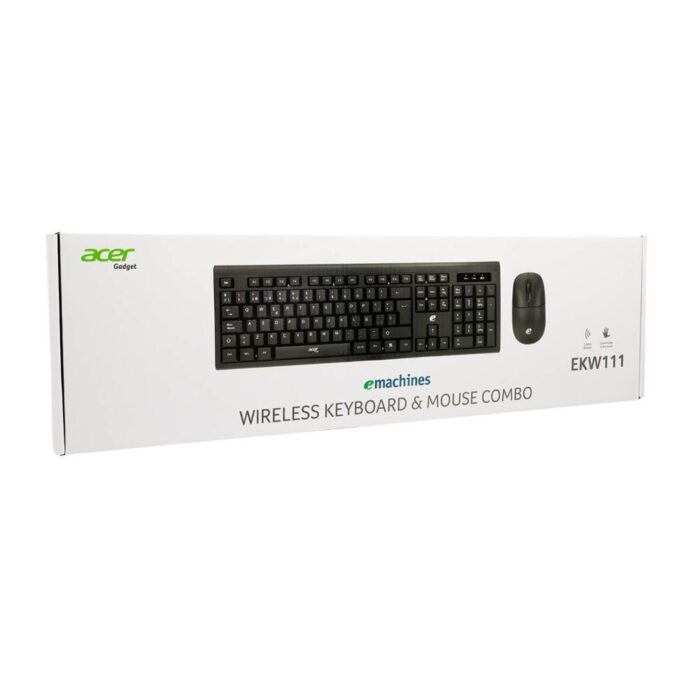 Combo Teclado Inalámbrico + Mouse Negro ACER EKW111 SP - Imagen 5