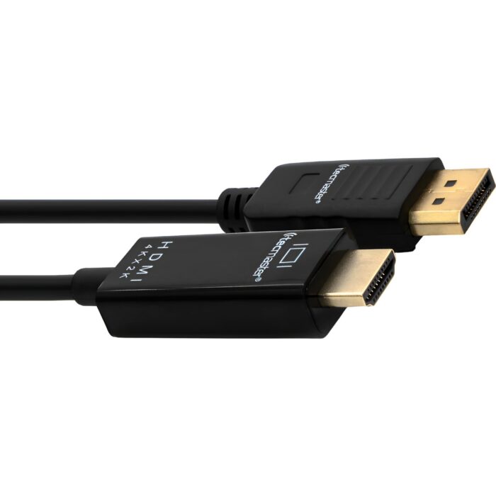 Cable DisplayPort DP a HDMI 4K Ultra HD 1.8m  - Negro - Imagen 5