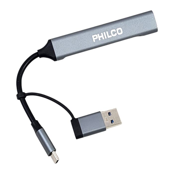 Hub 4 Puertos Usb 3.0 a Tipo C Philco - Imagen 2