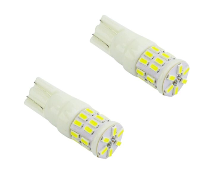 Luces de 30 LED T-10, Lluz Blanca de Ceramica, 12V, Dezzer, Set X 2.