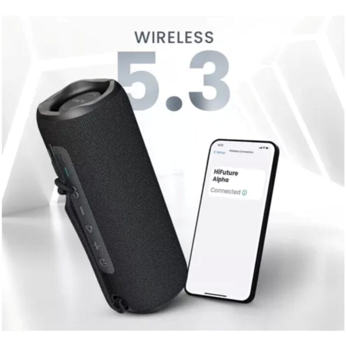 Parlante Bluetooth 5.3 Negro 20W Resistente IPX7 HiFuture - Imagen 3