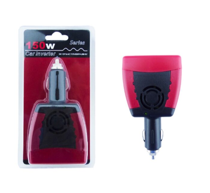 Inversor de Voltaje Para Auto 12 Volt Con USB A 110-220 Volt en 150 Watt - Imagen 3