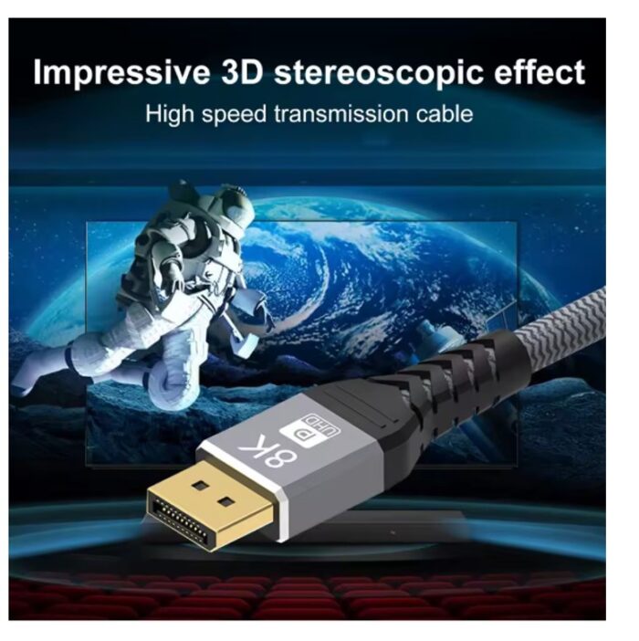 Cable DisplayPort  a  DisplayPort 8K  60Hz Birlink - Imagen 5
