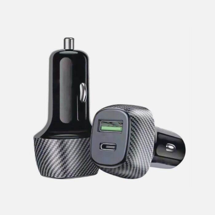 Cargador de Auto Rapido Doble 48W: 30W + 18W BIRLINK - Imagen 2