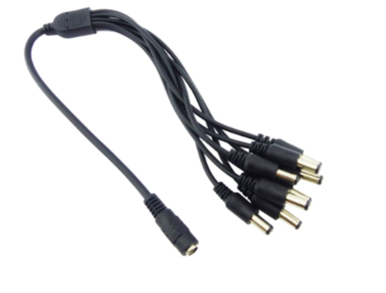 Cable Spliter 1 X 8 Para Camara de Vigilancia
